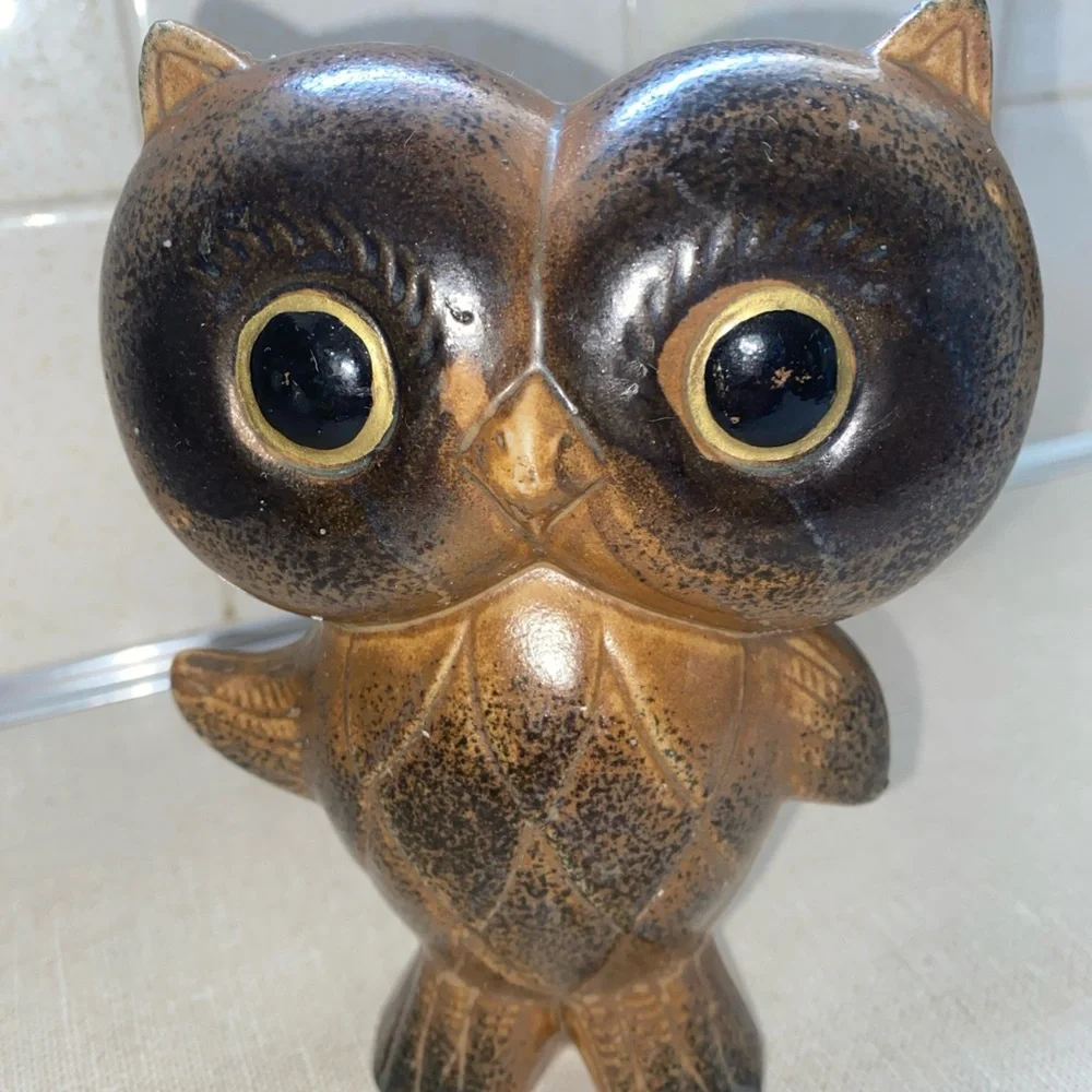 VINTAGE MCM WONY LTD JAPAN CERAMIC‎ OWL FIGURINE 6